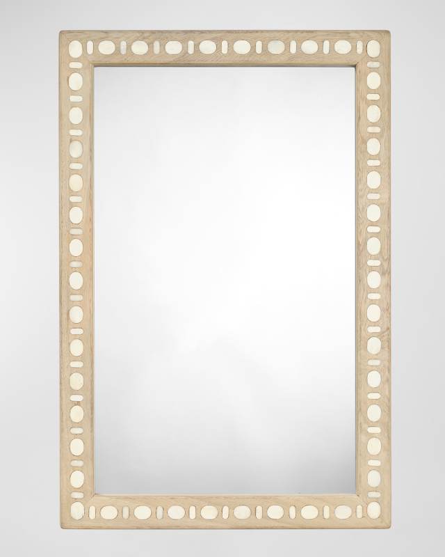 Same Wood & Bone Inlay Mirror